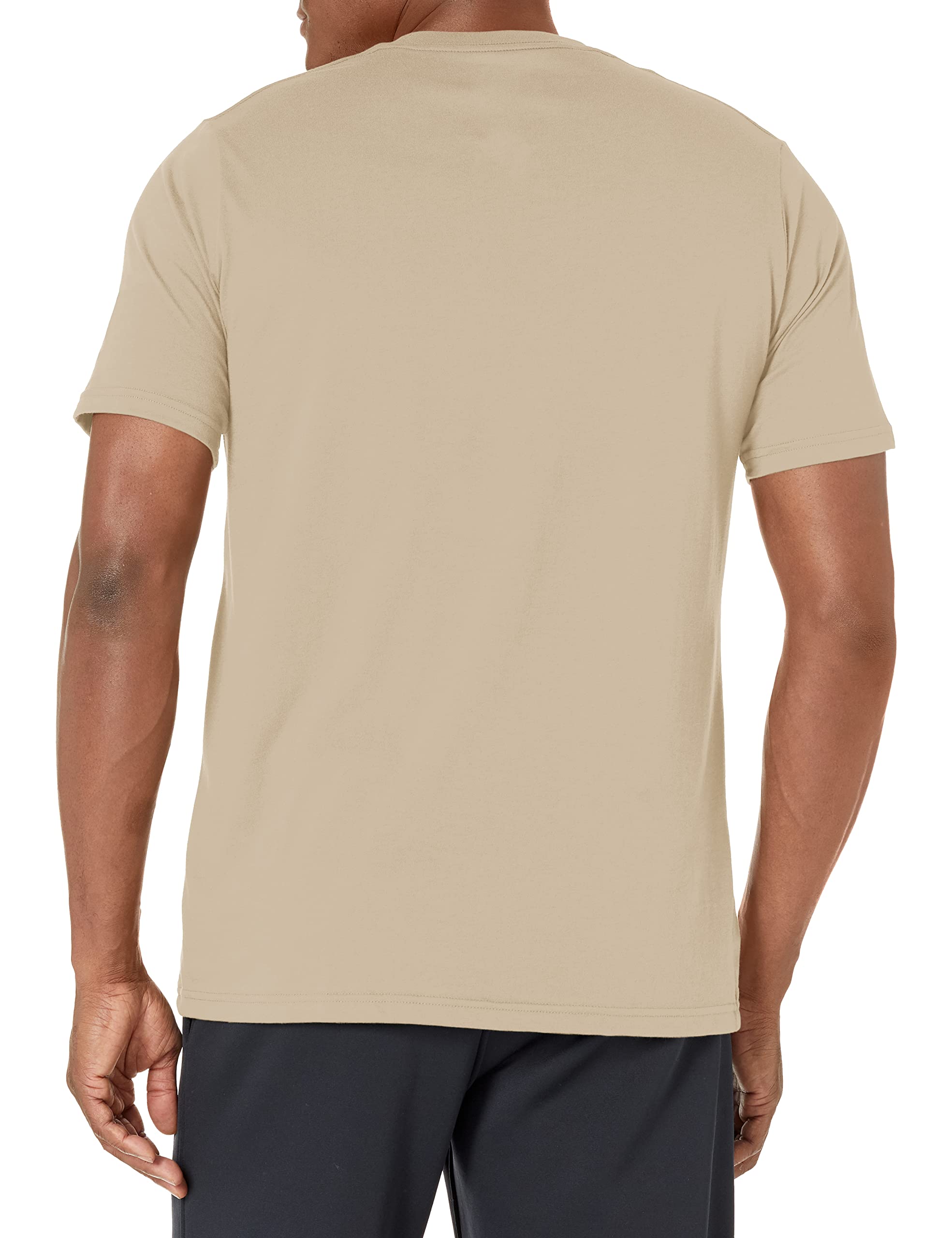 Under Armour Men's New Tactical Freedom Spine T-Shirt, (290) Desert Sand / / Marine OD Green, Large