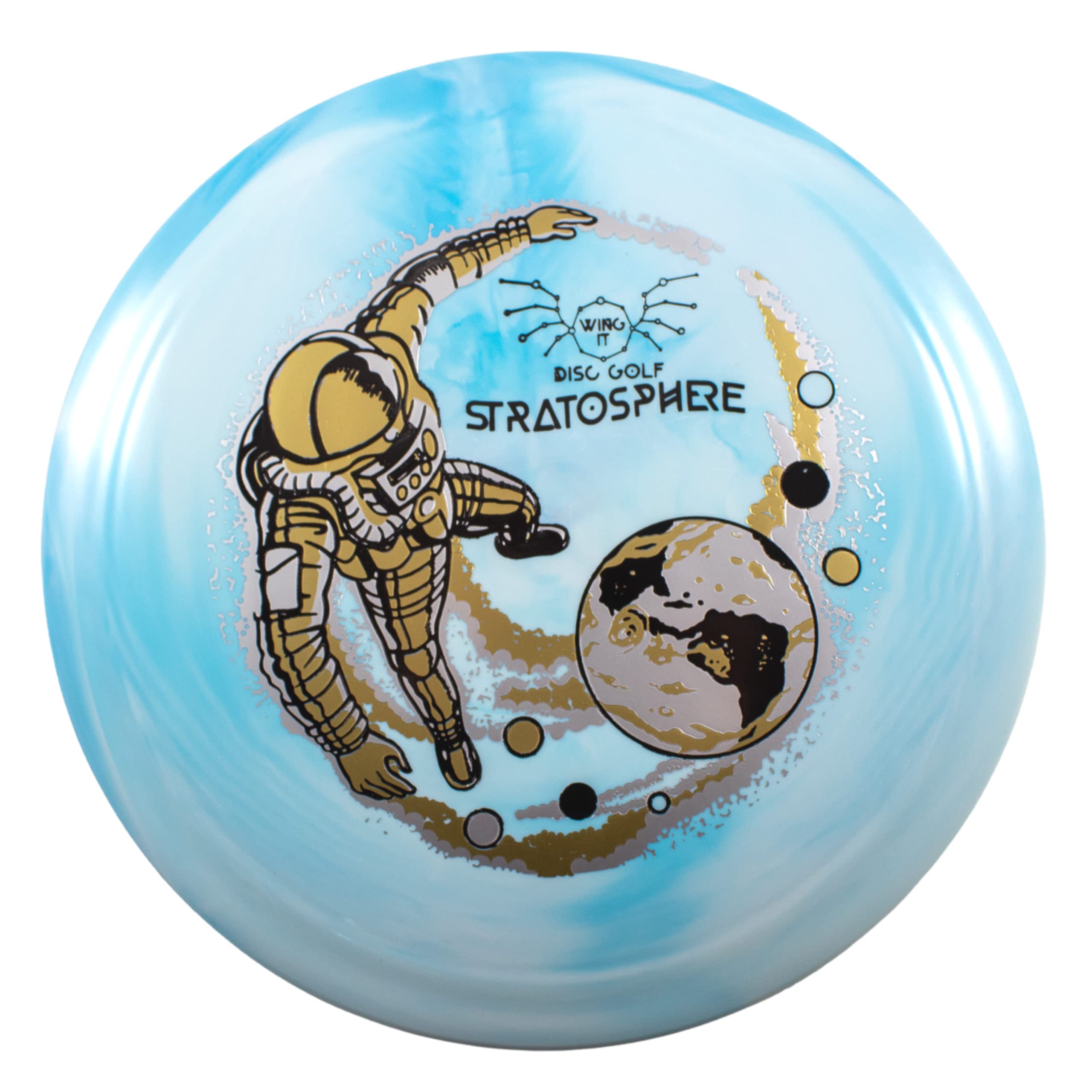 Wing It Disc Golf Stratosphere | Disc Golf Driver for Beginner Recreational and Women Players | Lift Plastic Blend [Colors Vary] (170-172 Grams)