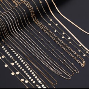 Honsny Waist Chain for Women, 14K Gold Beach Bikini Belly Chain Jewelry Waist Beads Body Chain, Summer Waist Body Chain Set for Teen Girls