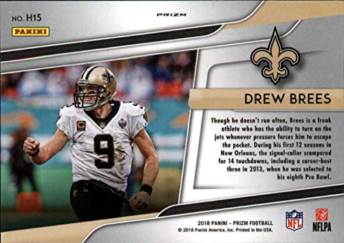 2018 Panini Prizm Hype Prizm #15 Drew Brees NM-MT New Orleans Saints Football