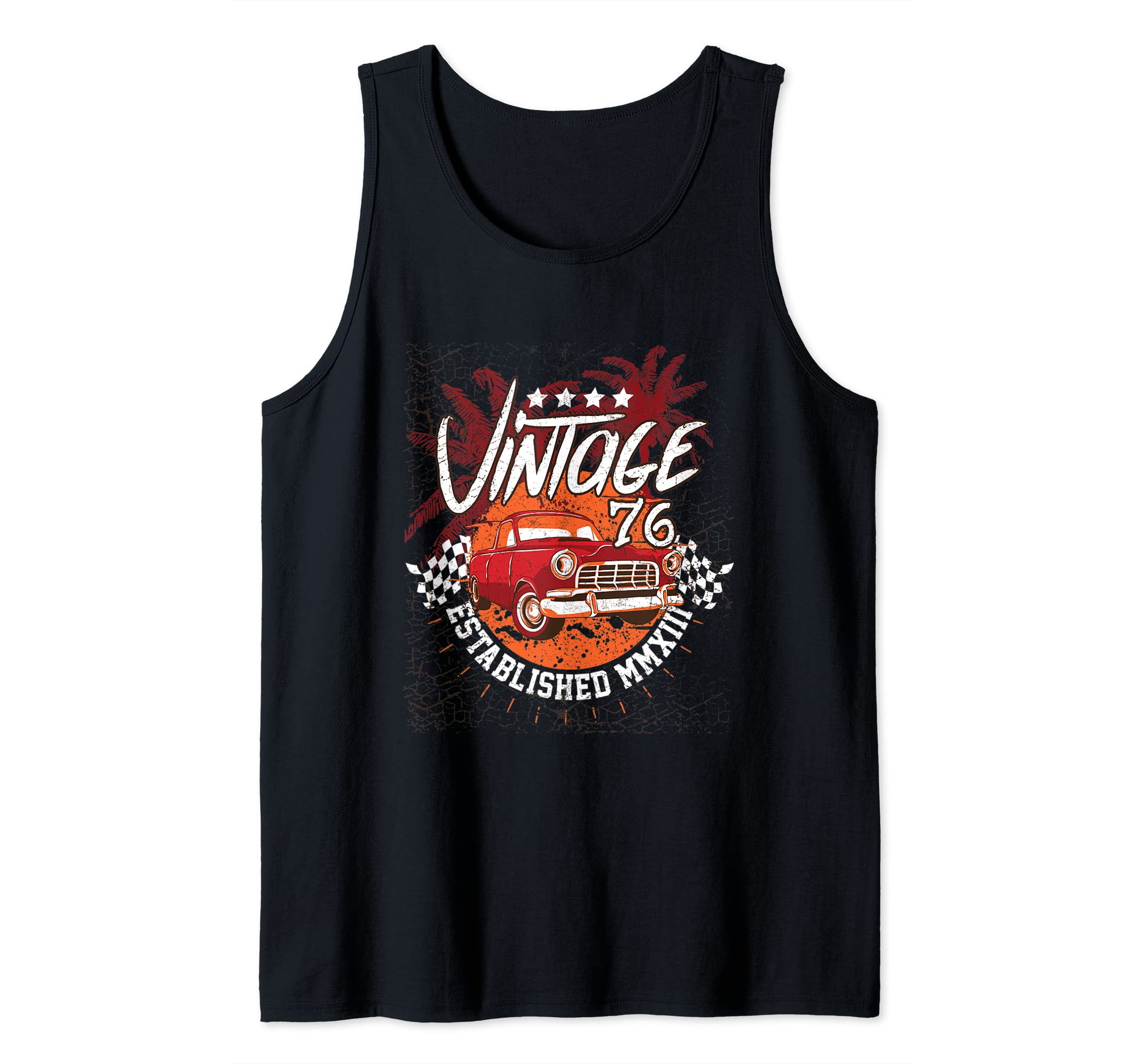 Car - Hot Rod Classic Vintage Car Tank Top