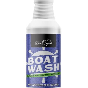 Boat Wash, Concentrated Boat Soap (32-oz), Made in the USA | Multi-Surface Cleaner for Fiberglass, Painted Surfaces, Vinyl, Plastic, Rubber, Aluminum, Teak, Varnished Surfaces & more!