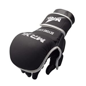 MRX MMA Professional Protective Grappling Gloves 7oz Muay Thai Training Kickboxing Punching Sparring Sports Cage Fighting Combat Glove Boxing Punching Glove Mitts