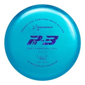 prodigy disc lykke lorentzen 500 pa-3 | 2022 signature series | stable disc golf putter | stiff, confident grip | laser straight flight path | 170-174g (colors may vary)