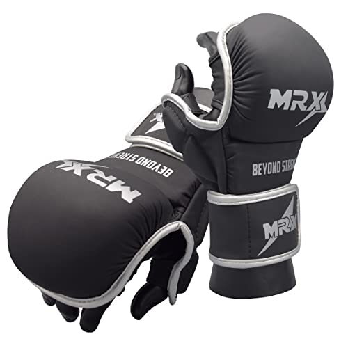 MRX MMA Professional Protective Grappling Gloves 7oz Muay Thai Training Kickboxing Punching Sparring Sports Cage Fighting Combat Glove Boxing Punching Glove Mitts