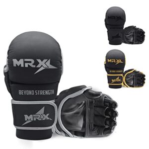 mrx mma professional protective grappling gloves 7oz muay thai training kickboxing punching sparring sports cage fighting combat glove boxing punching glove mitts