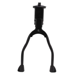 bike kickstand, stainless steel foldable double leg kickstand, intermediate stand reinforced steel feet anti slip, for mountain bikes for road bikes