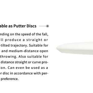 Yikun Disc Golf Mid-Range | Professional PDGA Approved Golf | Stable Discs Golf Midrange | 165-170g | Versatile Golf Disc Perfect for Outdoor Games and Competition[Dics Shade Color May Vary]