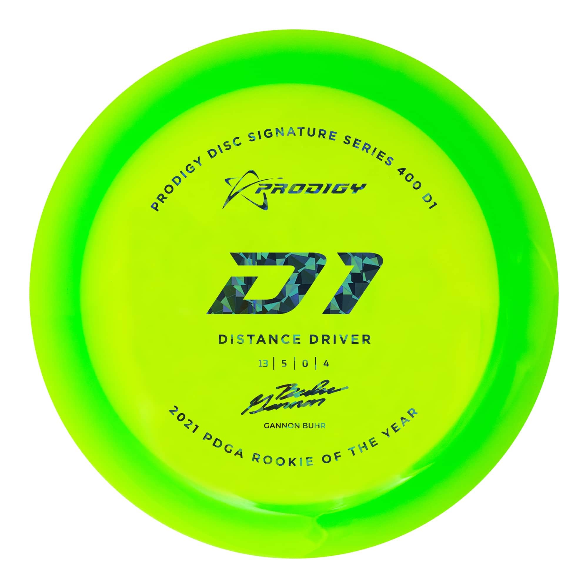 Prodigy Disc Gannon Buhr 400 D1 | 2022 Signature Series Edition | 170-174g | Disc Golf Distance Driver | Great for Headwind & Overstable Drives | Overstable Distance Driver | Colors May Vary