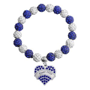 Sorority Paraphernalia Gift ZPB Crystal Bracelet 1920 Finer Women Gift Greek Sorority Jewelry for Women Sisterhood (ZPB Bracelet)