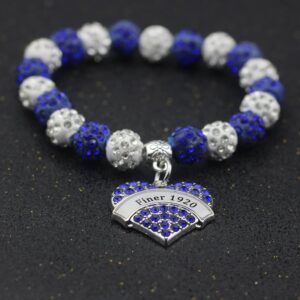 Sorority Paraphernalia Gift ZPB Crystal Bracelet 1920 Finer Women Gift Greek Sorority Jewelry for Women Sisterhood (ZPB Bracelet)