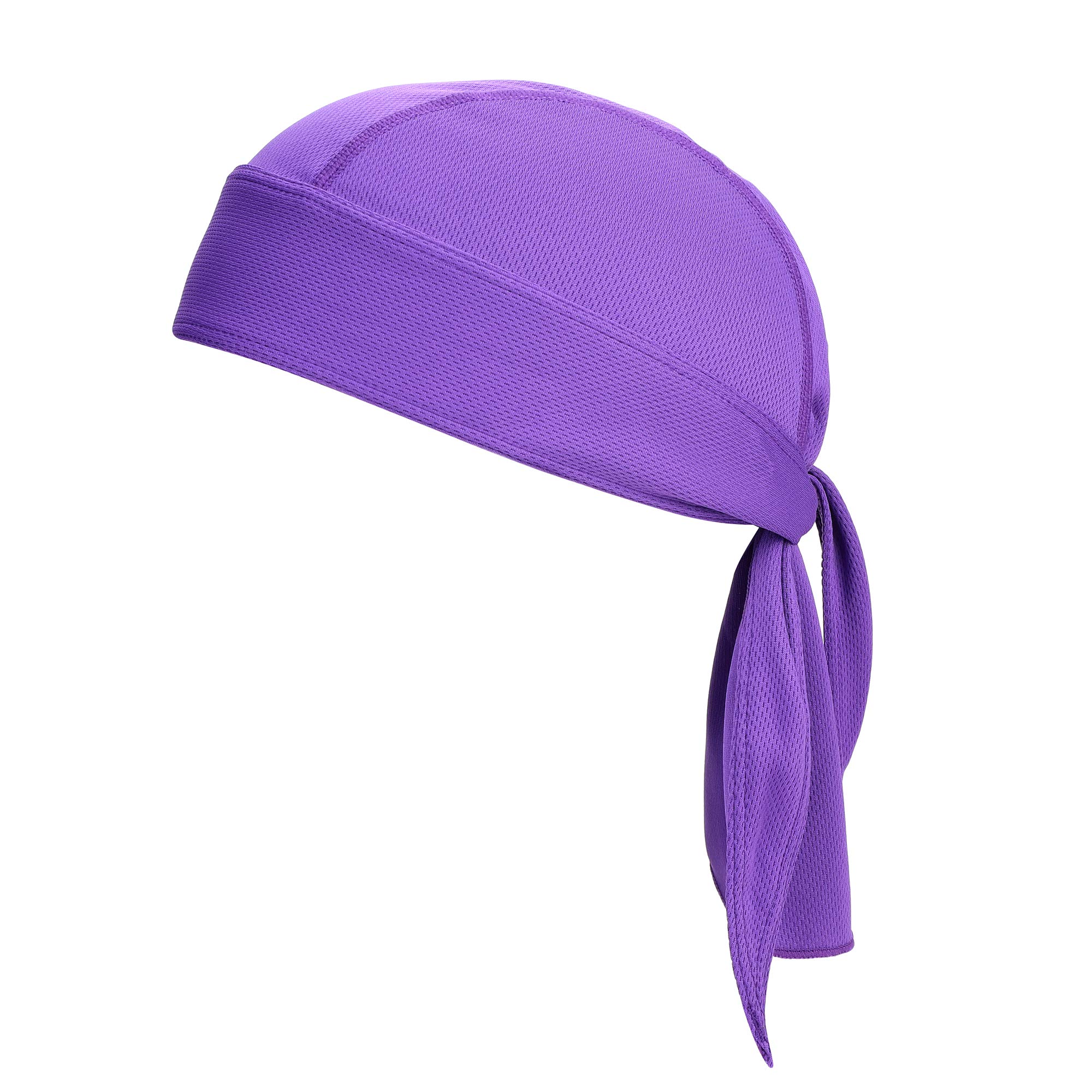 Cycling Cap Men Skull Pirate Hat Riding Bandana Sweat Wick Helmet Liner Motorcycle Headwrap Quick Dry Beanie Under Helmet Purple