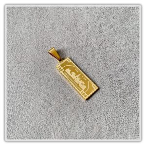 Mgutillart Fashion 18K Gold Plated Money Dollar Pendant Necklace(Gold)