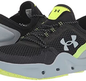 Under Armour Men's Micro G Kilchis, (002) Black/Harbor Blue/Harbor Blue, 8, US