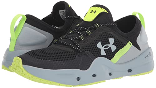 Under Armour Men's Micro G Kilchis, (002) Black/Harbor Blue/Harbor Blue, 8, US