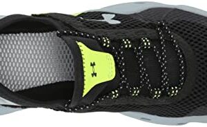 Under Armour Men's Micro G Kilchis, (002) Black/Harbor Blue/Harbor Blue, 8, US