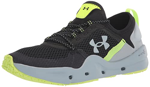 Under Armour Men's Micro G Kilchis, (002) Black/Harbor Blue/Harbor Blue, 8, US