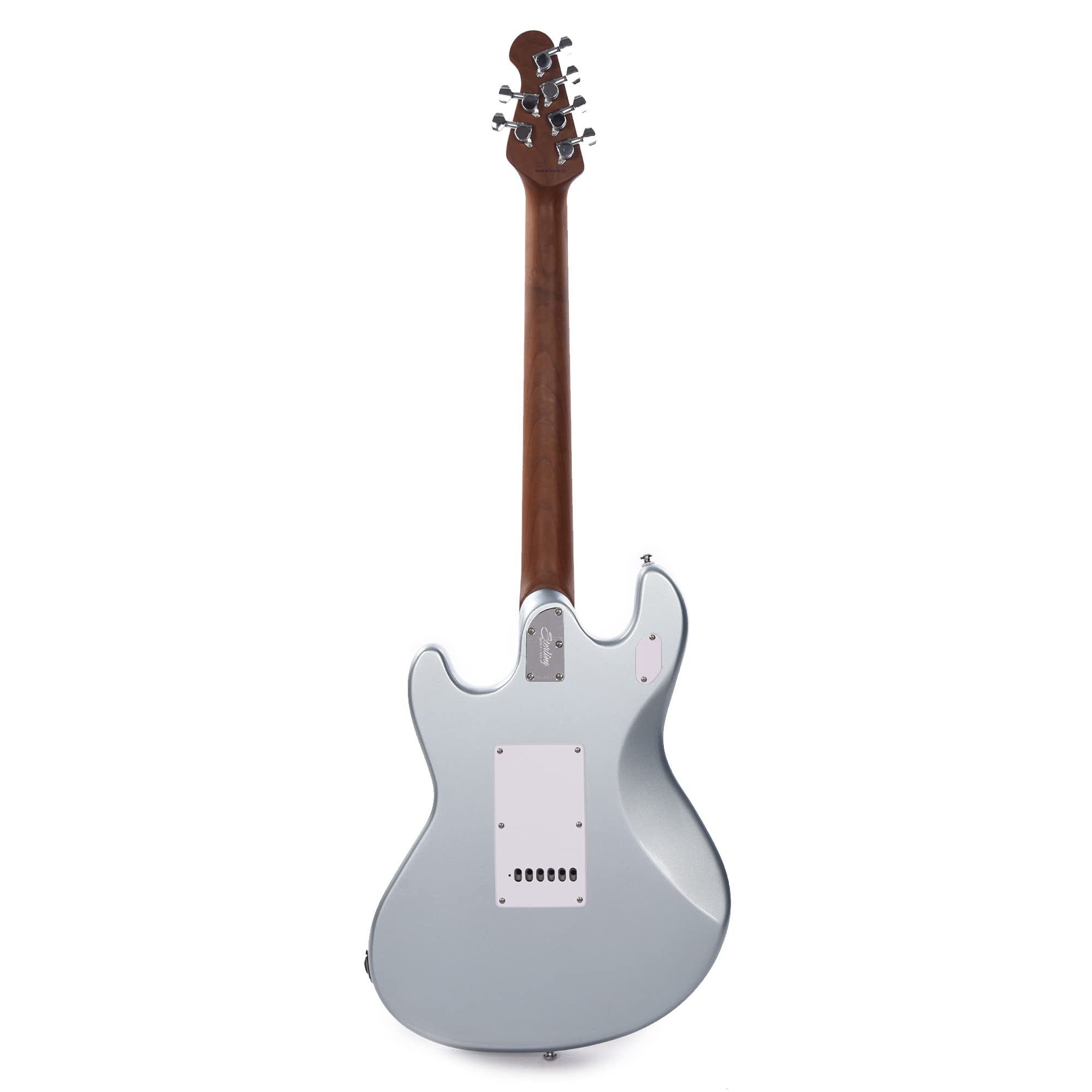 Sterling by Music Man 6 String Solid-Body Electric Guitar, Right, Firemist Silver (SR50-FSV-M2)