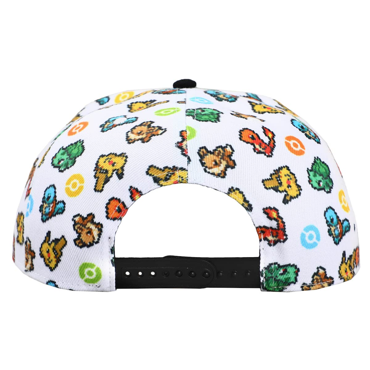 Pokemon Starters White Snapback Hat