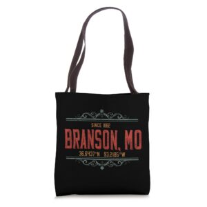 Vintage Branson Missouri Novelty Souvenir Tote Bag