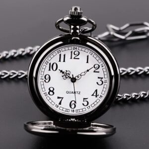 Alice Pocket Watch Lovely Pattern Quartz Pocket Watch with 37CM Chain Cosplay Best Gifts