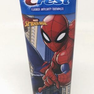 Crest Kids Spiderman Toothpaste, Strawberry, 4.2 oz (Pack of 3)