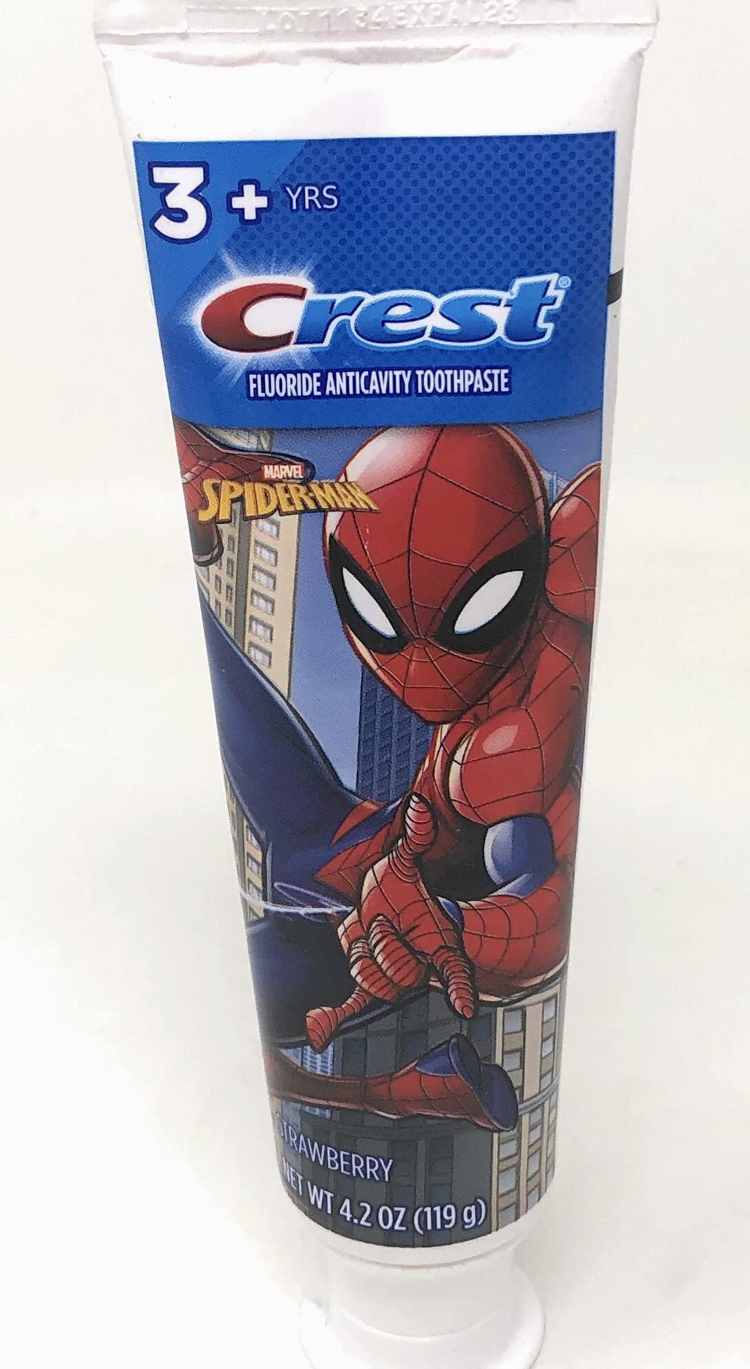 Crest Kids Spiderman Toothpaste, Strawberry, 4.2 oz (Pack of 3)