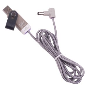 myvolts ripcord usb to 18v dc power cable compatible with pedal pawn gypsy vibe effects pedal