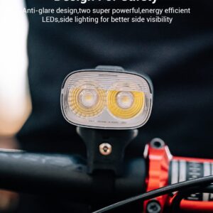 Magicshine RN3000 Bike Front Lights 3000 Lumens USB-C Rechargeable LED Bicycle Front Headlight High Bright 62 Hours,IPX6 Waterproof MTB Headlight