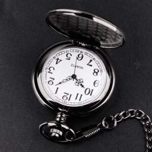 Alice Pocket Watch Lovely Pattern Quartz Pocket Watch with 37CM Chain Cosplay Best Gifts