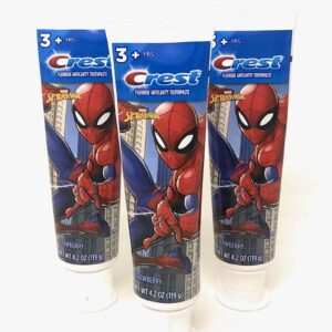 Crest Kids Spiderman Toothpaste, Strawberry, 4.2 oz (Pack of 3)