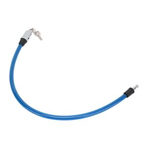 Bike Cable, Two Keys Durable Material Cable Lock Portable Size Easy Operation Widely Used for Gate for Bike for Motorcycle(blue)