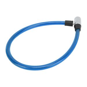 bike cable, two keys durable material cable lock portable size easy operation widely used for gate for bike for motorcycle(blue)