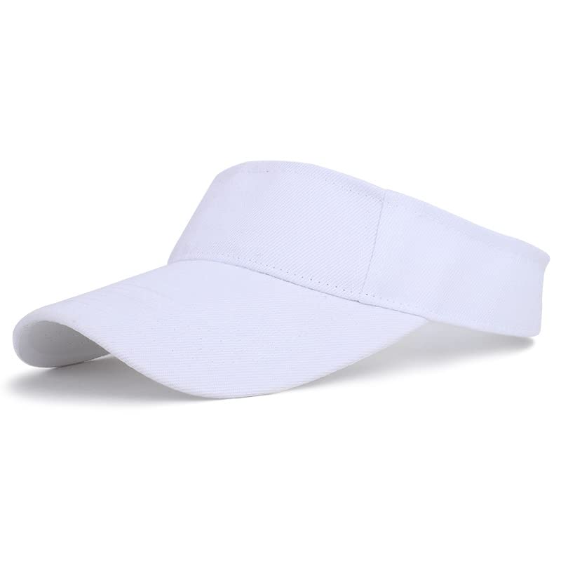 Sun Visor Hat for Women Men Adjustable Sports Cap Golf Tennis