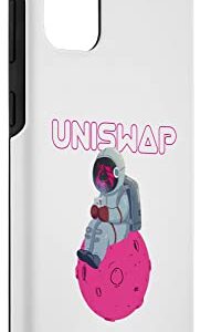 Galaxy S20+ Uniswap UNI Cute Moon Man Crypto Currency Investor Trader Case