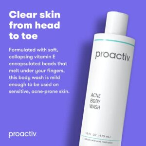 Proactiv Acne Body Wash - Exfoliating Body Wash for Sensitive Skin, Salicylic Acid Cleanser with Soothing Shea Butter & Cocoa Butter - 16 oz.