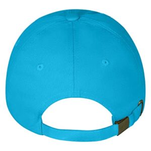 JPAK Turtle Vintage Dad Hat Frayed Embroidered Cap Neck Aqua