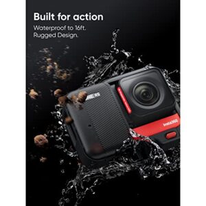 Insta360 ONE RS 4K Edition – Waterproof 4K 60fps Action Camera with FlowSate Stabilization, 48MP Photo, Active HDR, AI Editing