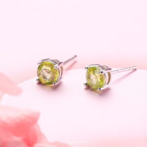 Ursilver Topaz Earrings for Women - Sterling Silver Birthstone Earrings 0.8CT White Topaz Diamond Birthstone Stud Earrings Birthday April Birthstone Jewelrys Gifts for Women