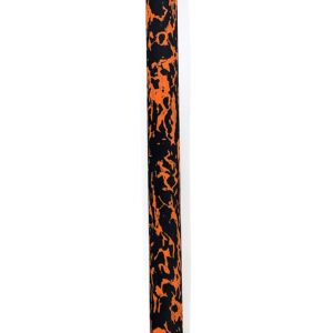 EVA Foam Grips for Fishing Rods (Fire Orange and Black), 17 3/4inch x 1.16inch x .47inch