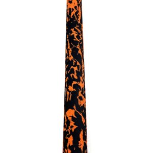 EVA Foam Grips for Fishing Rods (Fire Orange and Black), 17 3/4inch x 1.16inch x .47inch