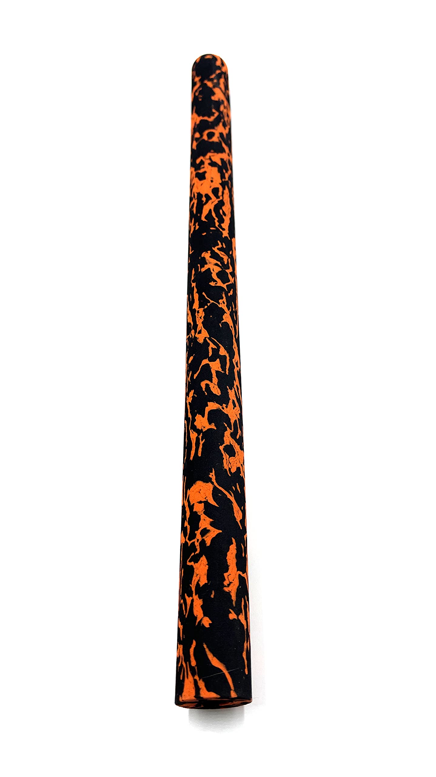 EVA Foam Grips for Fishing Rods (Fire Orange and Black), 17 3/4inch x 1.16inch x .47inch