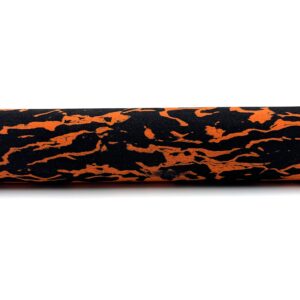 EVA Foam Grips for Fishing Rods (Fire Orange and Black), 17 3/4inch x 1.16inch x .47inch