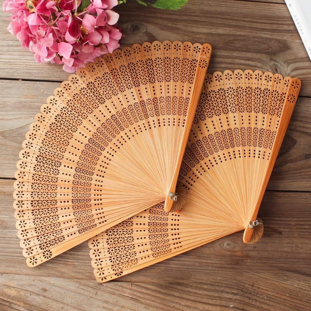 Handmade Folding Fan Folding Fan, Hand-held Fan,Chinese Style Bamboo Fan Portable Fan Souvenir Folding Fan Gift Fan Front Handheld Fan