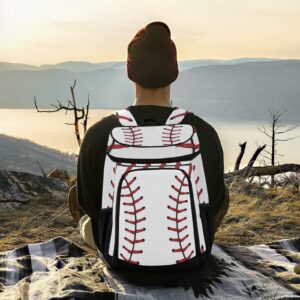 Softball Baseball Cooler Backpack for Women Men Picnic Cooler Bags Insulated Waterproof Leak Proof Portable Lunch Backpack for Work Hiking, Camping, Picnic