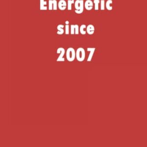 Energetic since 2007: A good notebook gift for who's born in 2007, blank lined notebook journal - 120 pages - 6 x 9 inches