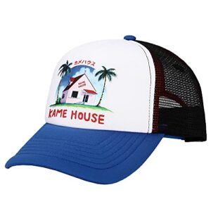 Dragon Ball Kame House Plain White Adjustable Trucker Hat