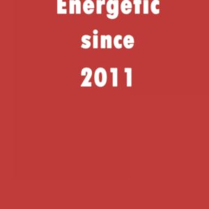 Energetic since 2011: A good notebook gift for who's born in 2011, blank lined notebook journal - 120 pages - 6 x 9 inches