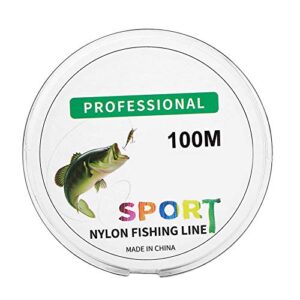 Competitive Fishing Line, Nylon Fishing Wire Stretch Fish Line High Sensitivity Stable for Anglers for Water(Green, 5.0)