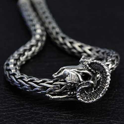 OHM Ghost Skull Sterling Silver Bead